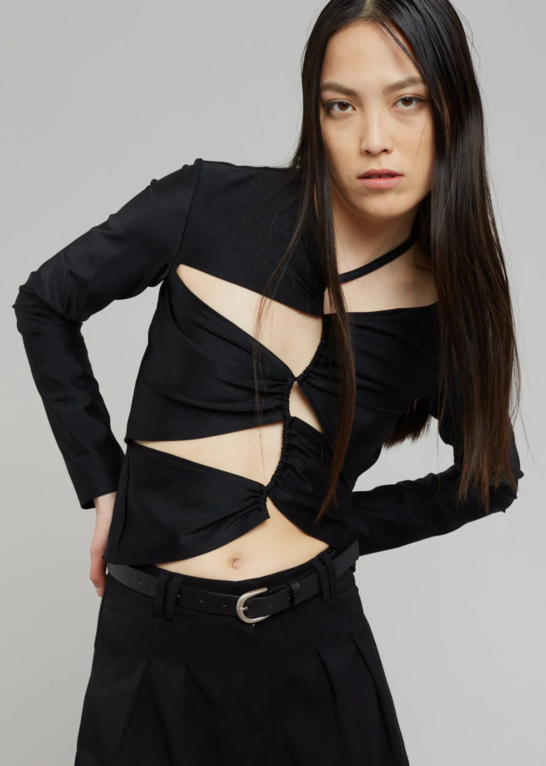 Sid Neigum Cutout Tension Blouse