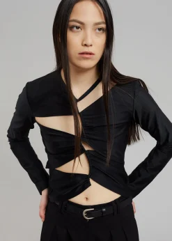 Sid Neigum Cutout Tension Blouse