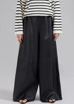 Sydney Wide Leather Pants