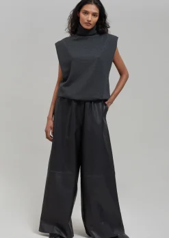 Sydney Wide Leather Pants