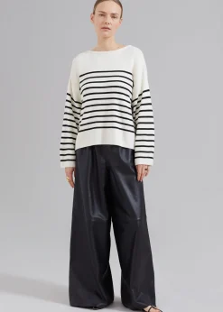 Sydney Wide Leather Pants