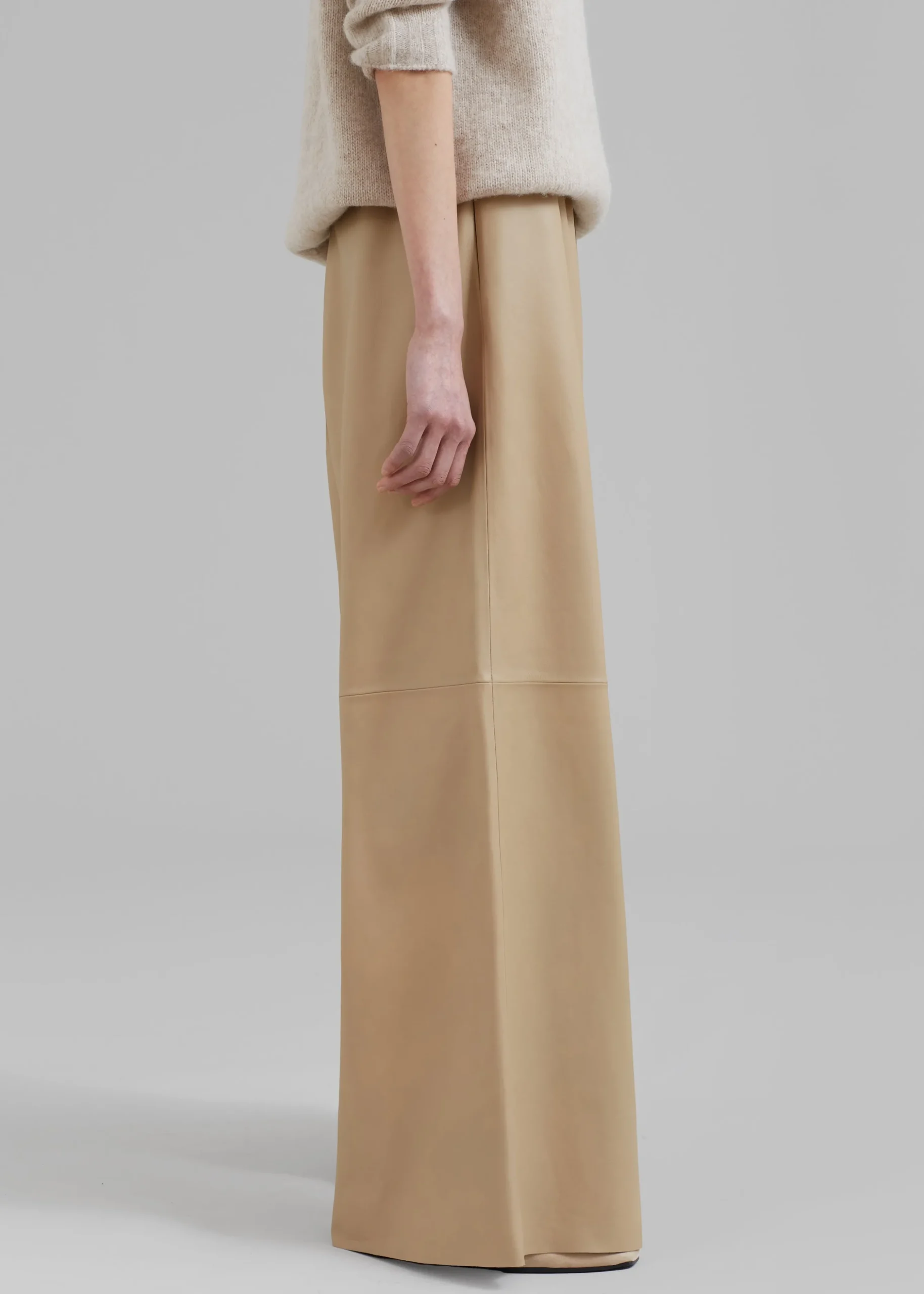 Sydney Wide Leather Pants