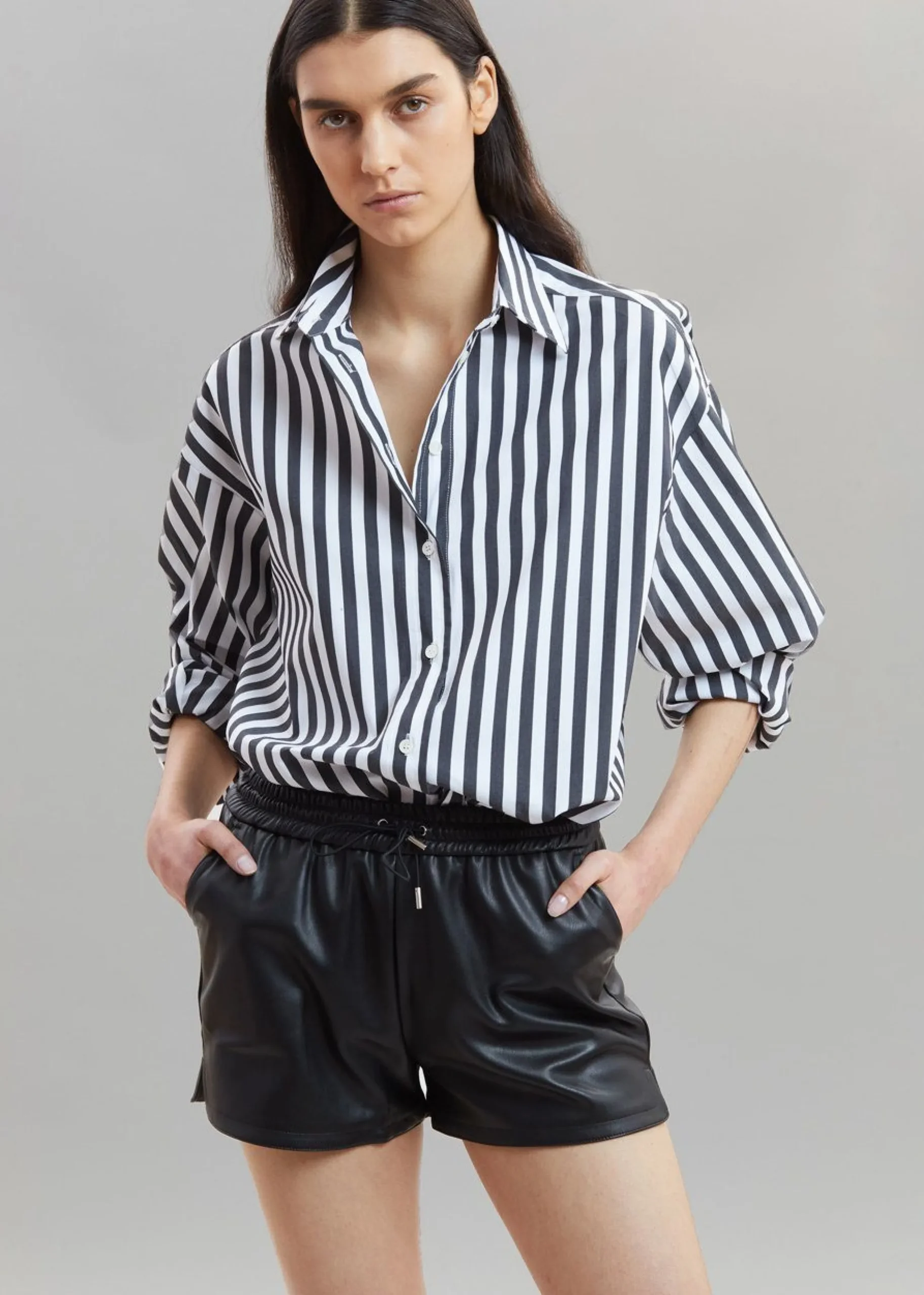 Sylvia Striped Oxford Shirt