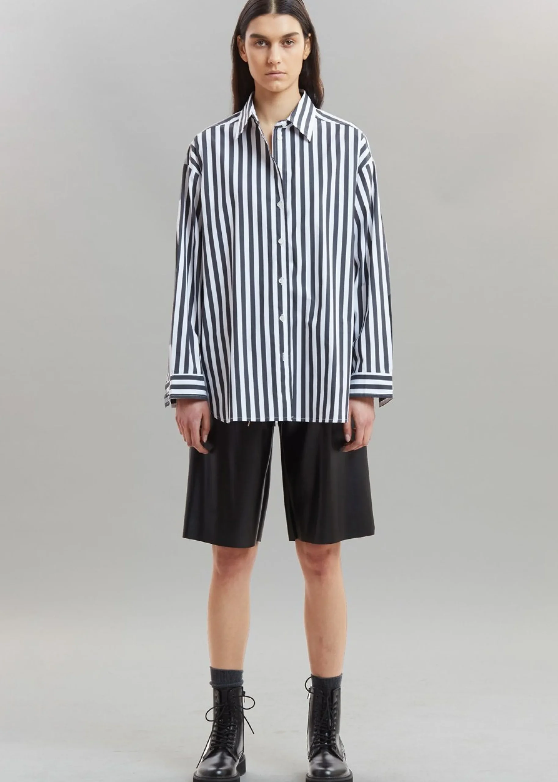 Sylvia Striped Oxford Shirt