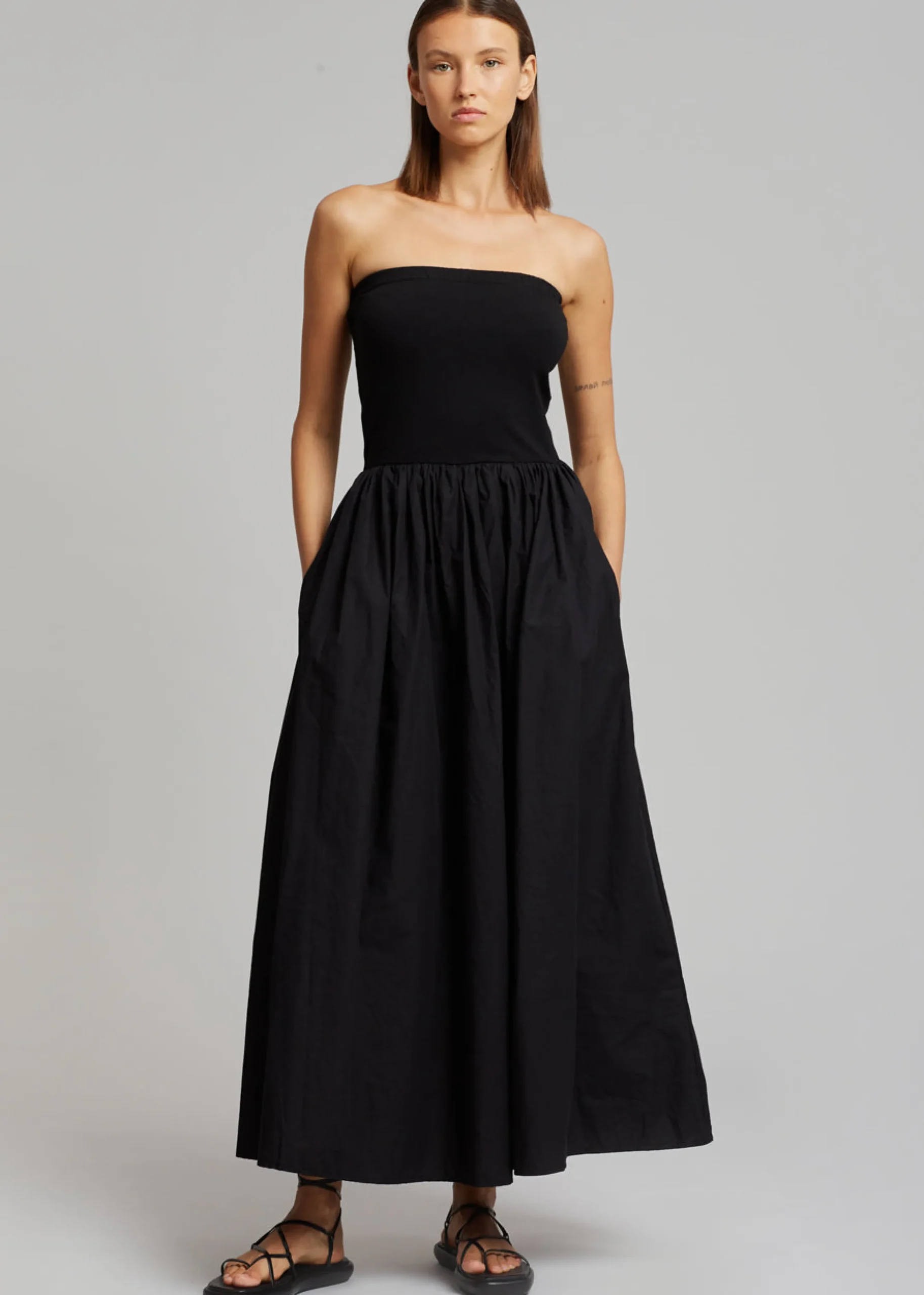 Tamo Strapless Maxi Dress