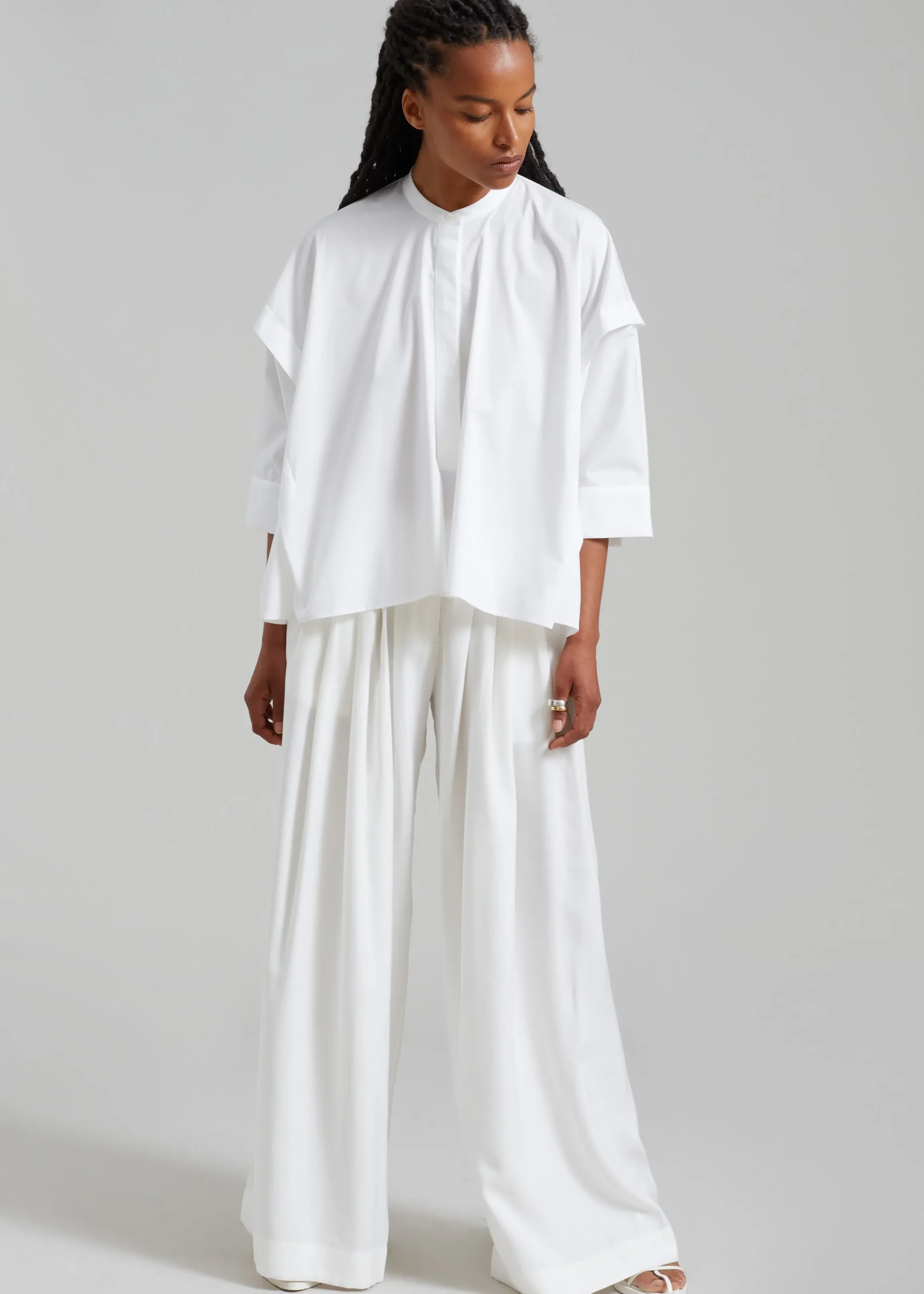 Tegan Cape Blouse
