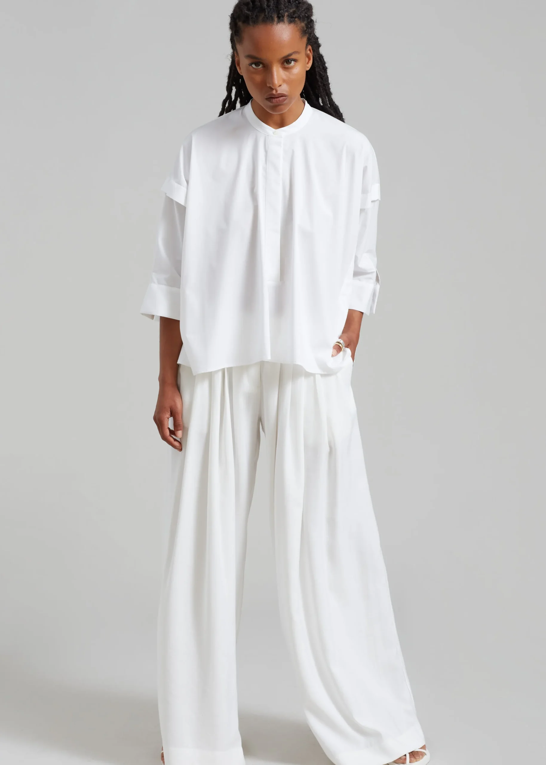 Tegan Cape Blouse