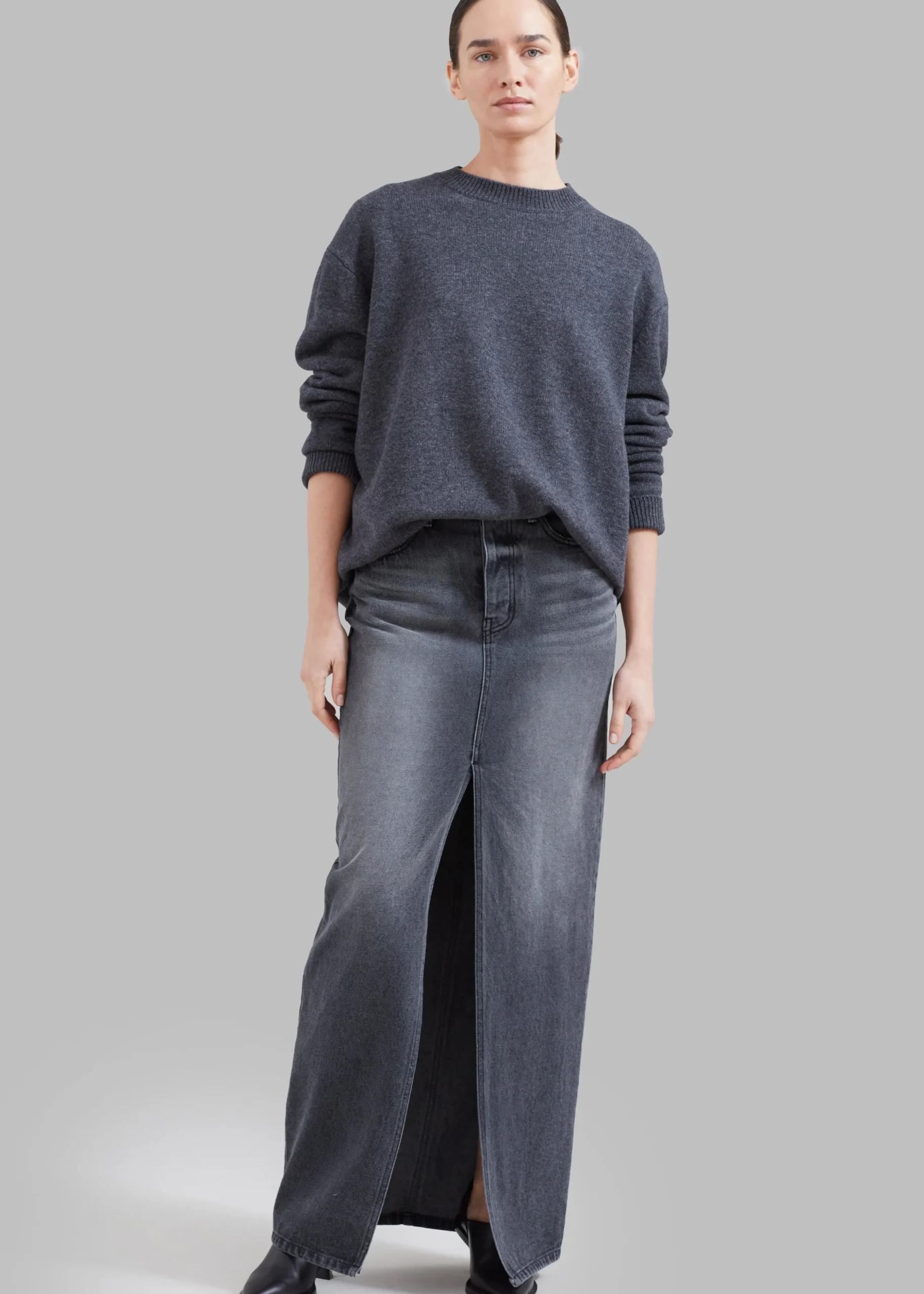 Texas Denim Pencil Skirt