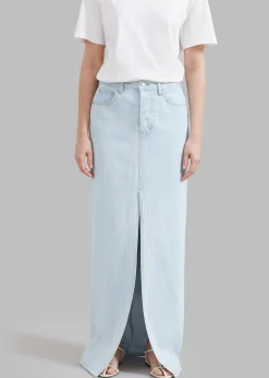 Texas Denim Pencil Skirt