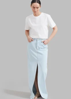 Texas Denim Pencil Skirt