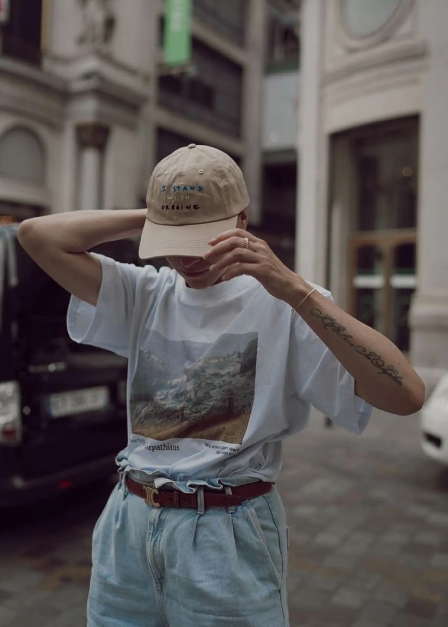 The Frankie Shop X Thomas Lelu Stand Baseball Cap