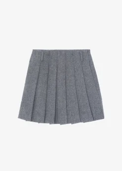 Tokyo Wool Pleated Skort