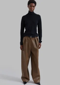 Tranton Faux Leather Pants