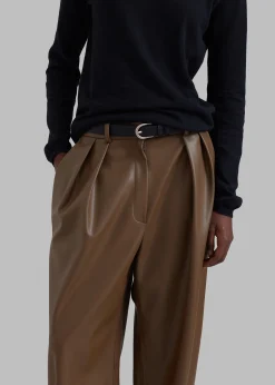Tranton Faux Leather Pants