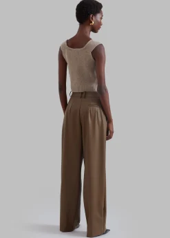 Tranton Faux Leather Pants