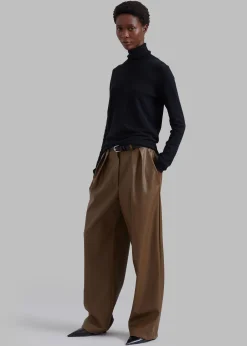 Tranton Faux Leather Pants