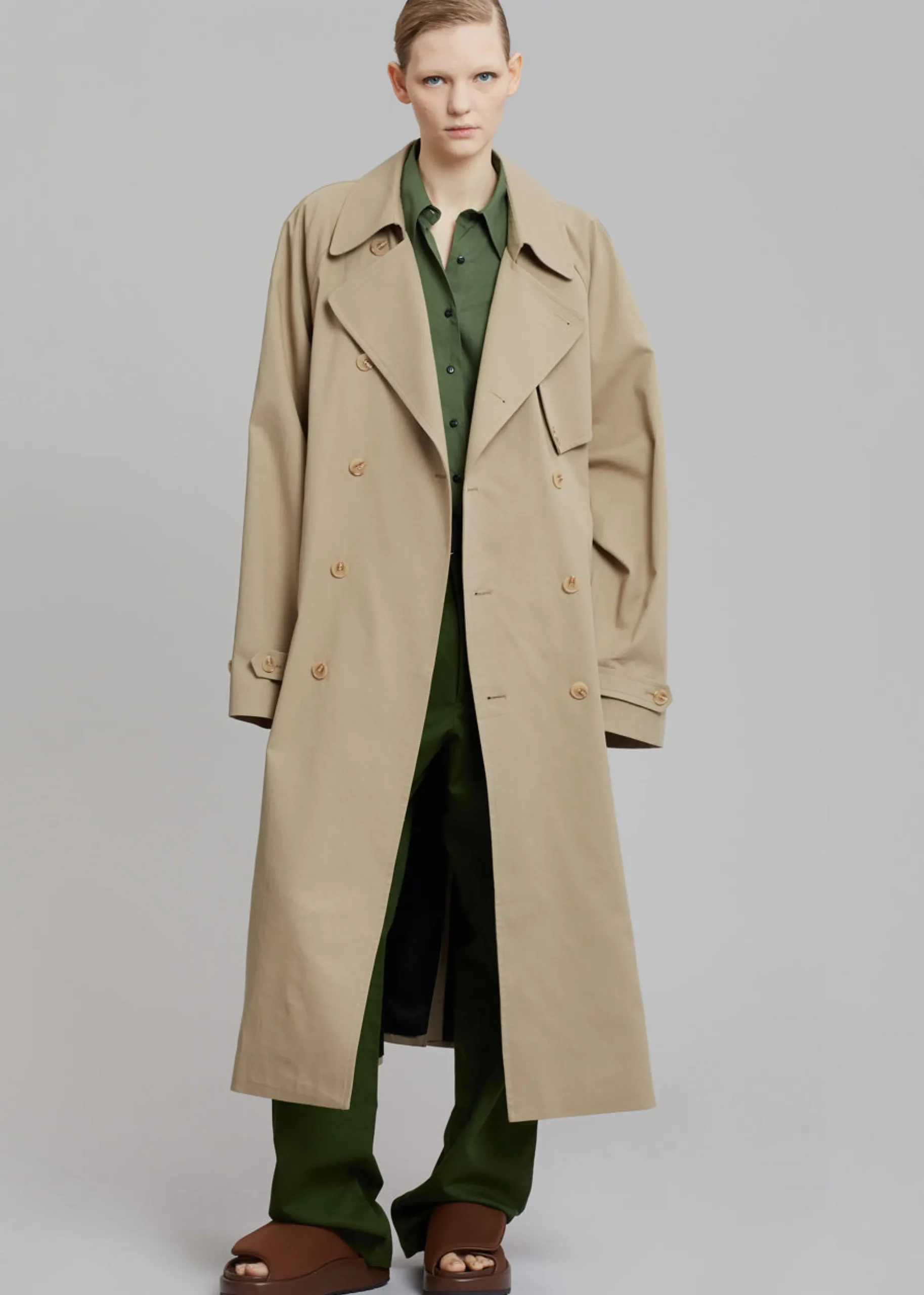 Umi Belted Trench Coat