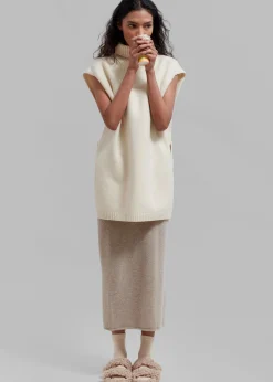 Vira Sleeveless Knit Turtleneck