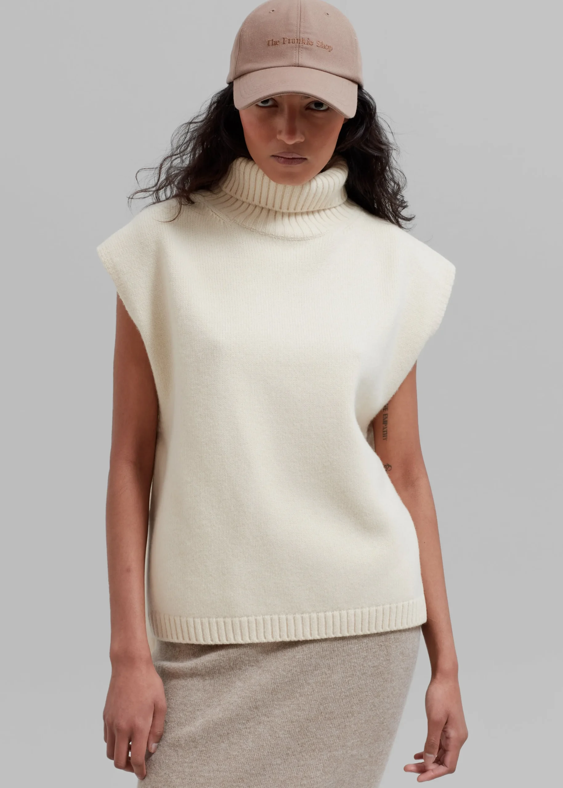 Vira Sleeveless Knit Turtleneck