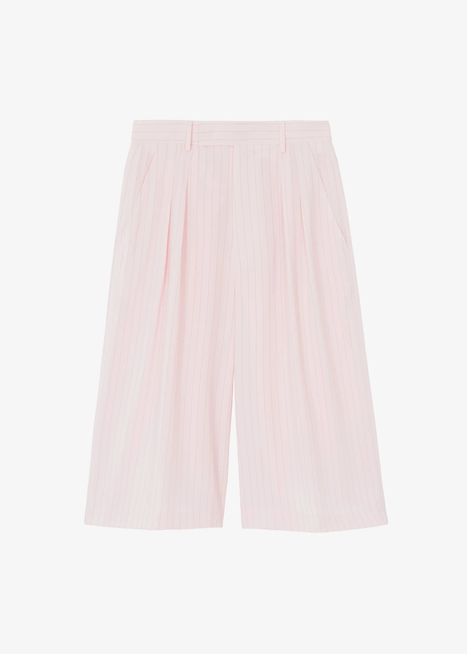 Vivian Fluid Pleated Bermuda Shorts