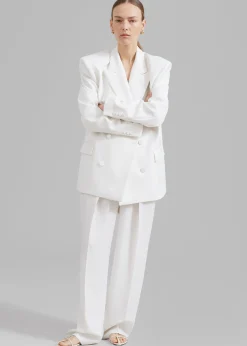Zia Covered Buttons Blazer