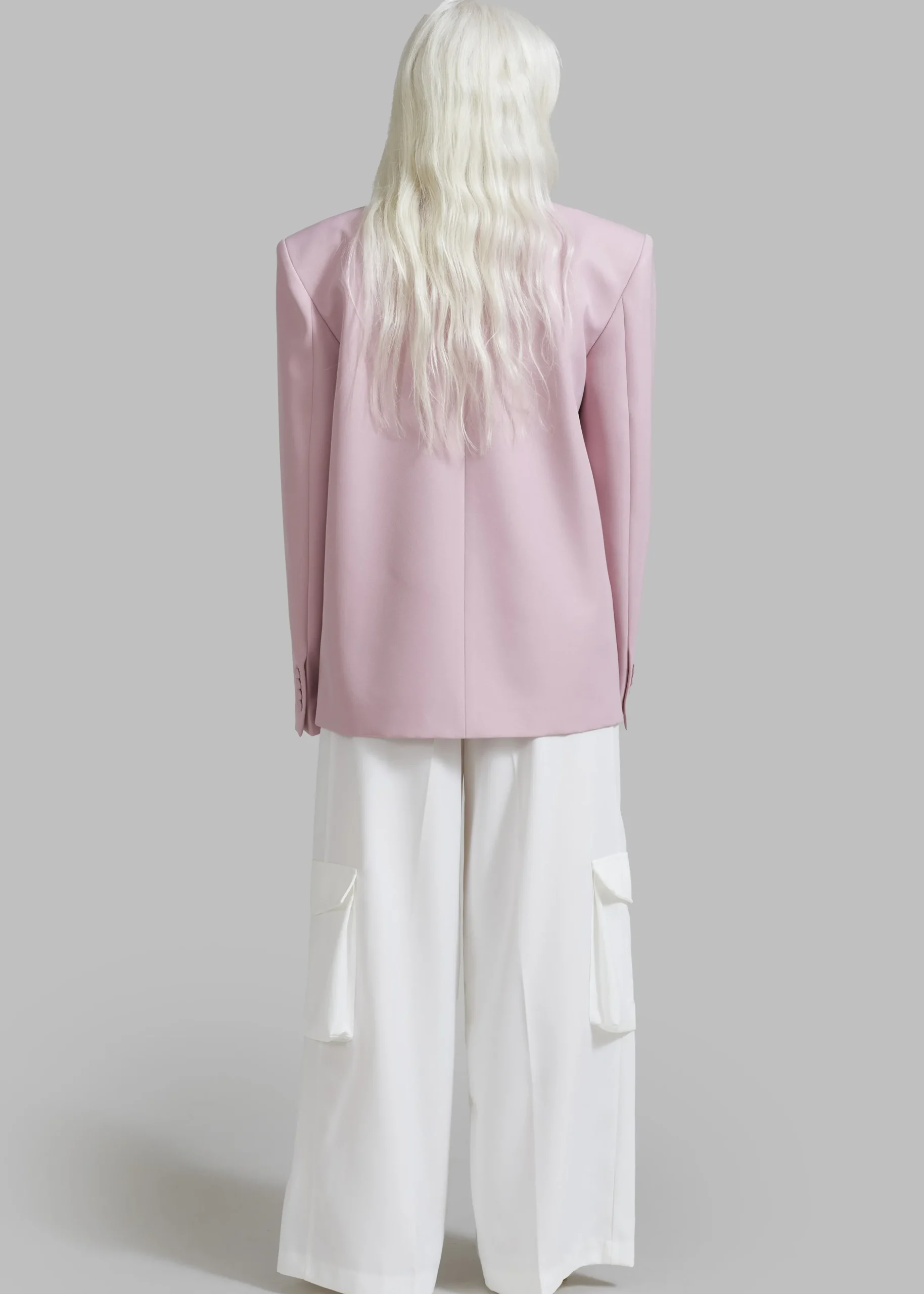 Zia Covered Buttons Blazer